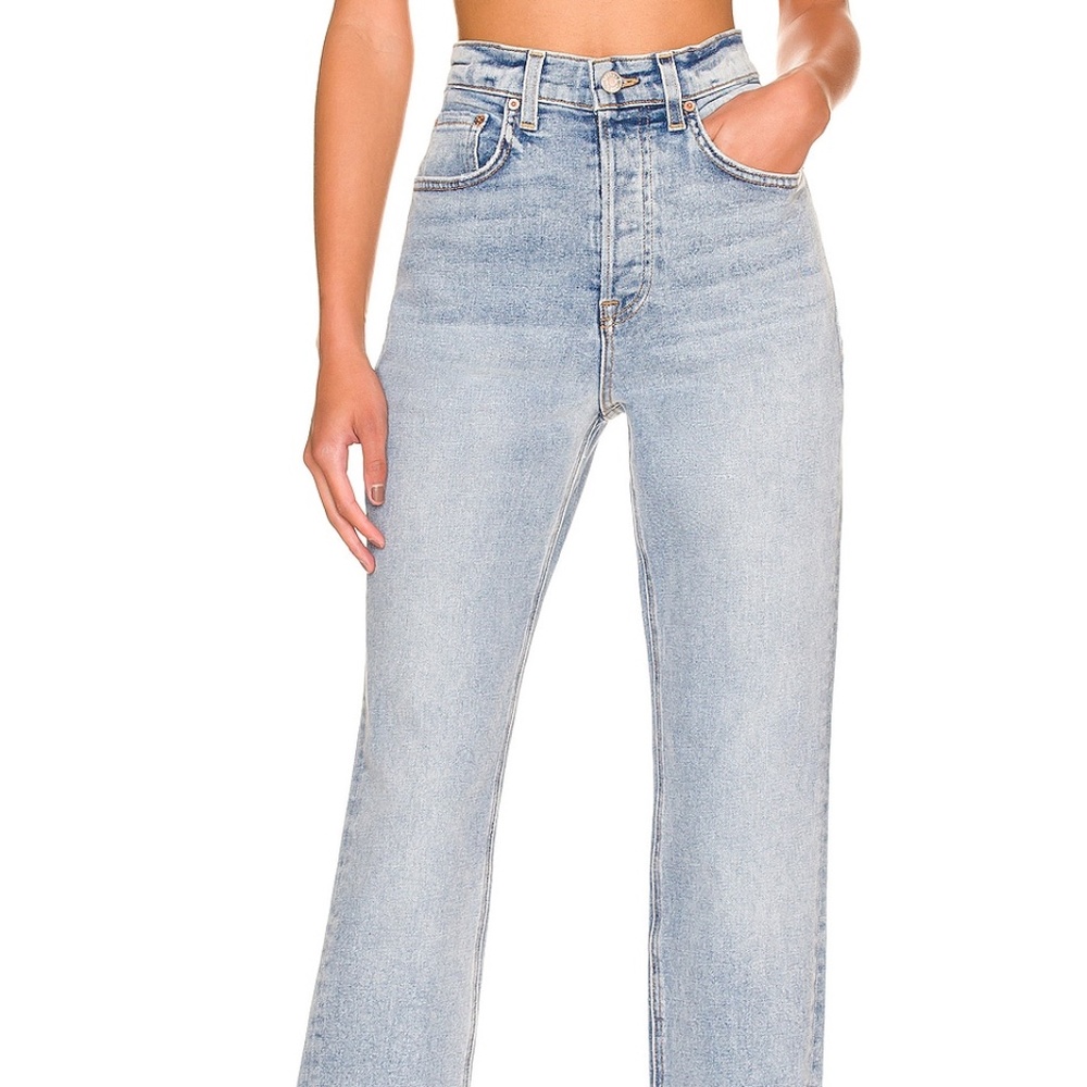 GRLFRND Cassidy Mid Rise Straight La brea - Picture 2 of 12